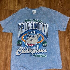 Vintage Retro 1984 Georgetown Hoyas NCAA Graphic T-Shirt